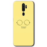 MRCİLETİSİM (mrc43493) Be Honest Kılıf HD Desen Baskılı Arka Kapak+Temperli Cam Oppo A9 2020 ile uyumlu