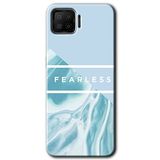 MRCİLETİSİM (mrc435) Fearless Kılıf Baskılı Kapak Tam Kaplayan Mat Seramik Oppo A73 ile uyumlu