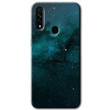 MRCİLETİSİM mrc43512 Yıldızlararası Kılıf Baskılı Kapak 5D Tam Kaplayan Cam Oppo A31 ile uyumlu