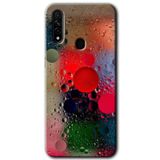 MRCİLETİSİM mrc43633 Wet Bubbles Kılıf Baskılı Kapak 5D Tam Kaplayan Cam Oppo A31 ile uyumlu