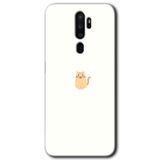 MRCİLETİSİM (mrc43810) Cat Minimalism Kılıf HD Desen Baskılı Arka Kapak Oppo A9 2020 ile uyumlu