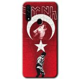 MRCİLETİSİM mrc43883 Bozkurt Atam Kılıf Baskılı Kapak 5D Tam Kaplayan Cam Oppo A31 ile uyumlu
