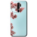 MRCİLETİSİM (mrc44163) Japon Çiçeği Kılıf HD Desen Baskılı Arka Kapak Oppo A9 2020 ile uyumlu
