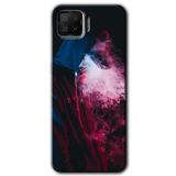 MRCİLETİSİM (mrc453) Smoke Kılıf Baskılı Kapak Tam Kaplayan Mat Seramik Oppo A73 ile uyumlu