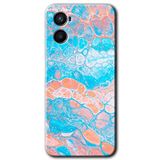 MRCİLETİSİM (mrc46464) Bubbles 1 Kılıf HD Desen Baskılı Arka Kapak+Temperli Cam Oppo A96 ile uyumlu