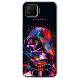 MRCİLETİSİM mrc46802 Father Vader Kılıf Baskılı Kapak 5D Tam Kaplayan Cam Oppo A73 ile uyumlu