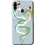 MRCİLETİSİM mrc4690 Snake Friendship Kılıf Baskılı Kapak 5D Tam Kaplayan Cam Samsung Galaxy A20s ile uyumlu