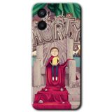 MRCİLETİSİM (mrc47085) Morty Kılıf HD Desen Baskılı Arka Kapak Oppo A96 ile uyumlu