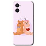 MRCİLETİSİM (mrc47163) Sevgili Ayıcık Kılıf HD Desen Baskılı Arka Kapak Oppo A96 ile uyumlu