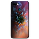 MRCİLETİSİM (mrc47627) Çiçek Motif Kılıf HD Desen Baskılı Arka Kapak+Temperli Cam Oppo Ax7 ile uyumlu