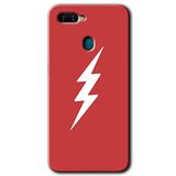 MRCİLETİSİM (mrc47676) Flash Logo Kılıf HD Desen Baskılı Arka Kapak+Temperli Cam Oppo Ax7 ile uyumlu
