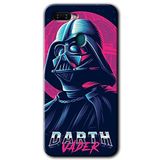 MRCİLETİSİM (mrc47978) Darth Vader Kılıf HD Desen Baskılı Arka Kapak+Temperli Cam Oppo Ax7 ile uyumlu