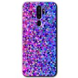MRCİLETİSİM mrc48080 Pixel Mozaik Kılıf Baskılı Kapak 5D Tam Kaplayan Cam Oppo A9 2020 ile uyumlu