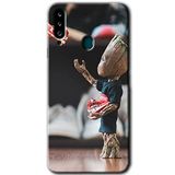 MRCİLETİSİM mrc4920 I am Groot Kılıf Baskılı Kapak 5D Tam Kaplayan Cam Samsung Galaxy A20s ile uyumlu