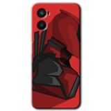 MRCİLETİSİM (mrc49929) DeadPool Kılıf HD Desen Baskılı Arka Kapak+Temperli Cam Oppo Reno 3 ile uyumlu