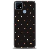 MRCİLETİSİM (mrc5278) Tam Ekran Koruyucu Kılıf HD Baskılı Kılıf Flower Realme C25s ile uyumlu