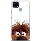 MRCİLETİSİM (mrc5294) Tam Ekran Koruyucu Kılıf HD Baskılı Kılıf Sevimli Köpek Realme C25s ile uyumlu