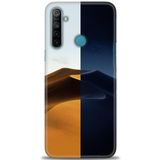 MRCİLETİSİM (mrc551) Tam Ekran Koruyucu Kılıf HD Baskılı Kılıf Gece ve Gündüz Realme 6i ile uyumlu