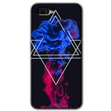 MRCİLETİSİM (mrc55236) Mekanik Duman 1 Kılıf HD Desen Baskılı Arka Kapak+Temperli Cam Oppo Rx 17 Neo ile uyumlu