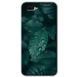 MRCİLETİSİM (mrc55304) Yağmurlu Yaprak Kılıf HD Desen Baskılı Arka Kapak+Temperli Cam Oppo Rx 17 Neo ile uyumlu