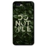 MRCİLETİSİM (mrc55371) Do Not Hide Kılıf HD Desen Baskılı Arka Kapak+Temperli Cam Oppo Rx 17 Neo ile uyumlu