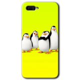 MRCİLETİSİM (mrc55772) Penguenler Kılıf HD Desen Baskılı Arka Kapak Oppo Rx 17 Neo ile uyumlu