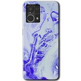 MRCİLETİSİM (mrc56352) Cranny Liquid Wall Kılıf HD Desen Baskılı Arka Kapak Oppo Reno 7 4G ile uyumlu