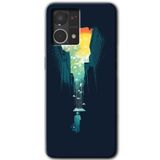 MRCİLETİSİM (mrc56358) City Bird Sky Kılıf HD Desen Baskılı Arka Kapak Oppo Reno 7 4G ile uyumlu