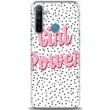MRCİLETİSİM (mrc564) Tam Ekran Koruyucu Kılıf HD Baskılı Kılıf Girl Power Realme 6i ile uyumlu