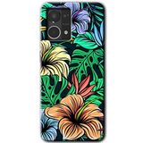 MRCİLETİSİM (mrc56480) Hibiscus Flowers Kılıf HD Desen Baskılı Arka Kapak Oppo Reno 7 4G ile uyumlu