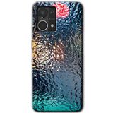 MRCİLETİSİM (mrc56491) Blur Cam Kılıf HD Desen Baskılı Arka Kapak Oppo Reno 7 4G ile uyumlu