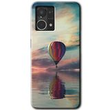 MRCİLETİSİM (mrc56514) Zeplin Kılıf HD Desen Baskılı Arka Kapak Oppo Reno 7 4G ile uyumlu