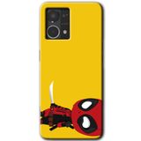 MRCİLETİSİM (mrc56527) DeadPool 6 Kılıf HD Desen Baskılı Arka Kapak Oppo Reno 7 4G ile uyumlu