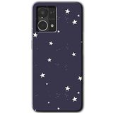MRCİLETİSİM (mrc56537) Gökyüzü Yıldız Kılıf HD Desen Baskılı Arka Kapak Oppo Reno 7 4G ile uyumlu