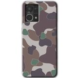 MRCİLETİSİM (mrc56632) Kamuflaj 11 Kılıf HD Desen Baskılı Arka Kapak Oppo Reno 7 4G ile uyumlu