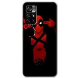 MRCİLETİSİM (mrc58178) DeadPool 4 Kılıf HD Desen Baskılı Arka Kapak+Temperli Cam Poco M4 Pro 5G ile uyumlu