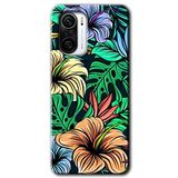MRCİLETİSİM (mrc59230) Hibiscus Flowers Kılıf HD Desen Baskılı Arka Kapak Poco F3 ile uyumlu
