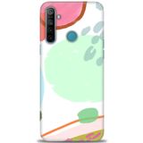 MRCİLETİSİM (mrc606) Tam Ekran Koruyucu Kılıf HD Baskılı Kılıf Benekli Realme 6i ile uyumlu