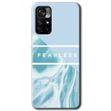 MRCİLETİSİM (mrc60935) Fearless Kılıf HD Desen Baskılı Arka Kapak Poco M4 Pro 5G ile uyumlu