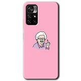MRCİLETİSİM (mrc61090) Bad Grandmother Kılıf HD Desen Baskılı Arka Kapak Poco M4 Pro 5G ile uyumlu