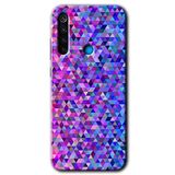 MRCİLETİSİM mrc64030 Pixel Mozaik Kılıf Baskılı Kapak 5D Tam Kaplayan Cam Xiaomi Redmi Note 8 ile uyumlu