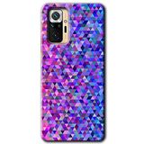 MRCİLETİSİM mrc65680 Pixel Mozaik Kılıf Baskılı Kapak 5D Tam Kaplayan Cam Xiaomi Redmi Note 10 Pro ile uyumlu