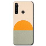 MRCİLETİSİM (mrc68051) Color Wall Kılıf HD Desen Baskılı Arka Kapak+Temperli Cam Realme 5i ile uyumlu