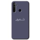 MRCİLETİSİM (mrc68649) Sigara Zararlıdır Kılıf HD Desen Baskılı Arka Kapak+Temperli Cam Realme 6i ile uyumlu