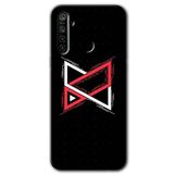 MRCİLETİSİM (mrc68876) Kilit Kılıf HD Desen Baskılı Arka Kapak+Temperli Cam Realme 6i ile uyumlu