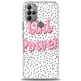 MRCİLETİSİM (mrc7115) Tam Ekran Koruyucu Kılıf HD Baskılı Kılıf Girl Power General Mobile GM 21 Pro ile uyumlu