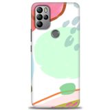 MRCİLETİSİM (mrc7157) Tam Ekran Koruyucu Kılıf HD Baskılı Kılıf Benekli General Mobile GM 21 Pro ile uyumlu