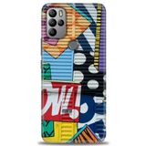 MRCİLETİSİM (mrc7206) Tam Ekran Koruyucu Kılıf HD Baskılı Kılıf Grafiti General Mobile GM 21 Pro ile uyumlu