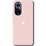 MRCİLETİSİM mrc72333 Sade Kalp Kılıf HD Desen Baskılı Arka Kapak+Temperli Cam Huawei Nova 9 ile uyumlu