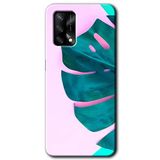 MRCİLETİSİM (mrc724) 3D Yaprak Kılıf Baskılı Kapak Tam Kaplayan Mat Seramik Oppo A74 ile uyumlu